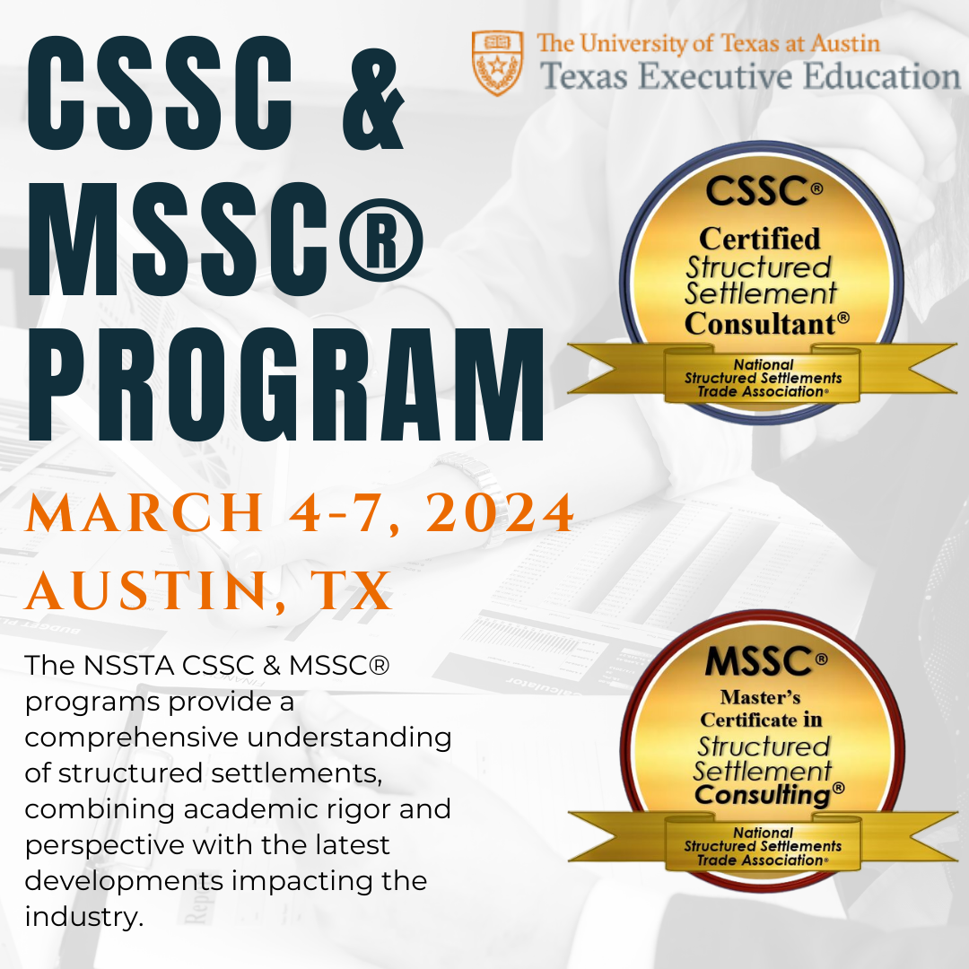2024 CSSC/MSSC Program National Structured Settlements Trade Association
